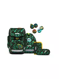 ERGOBAG | Set de cartables 5 pièces CUBO - AlerteIncendie | Vert foncé