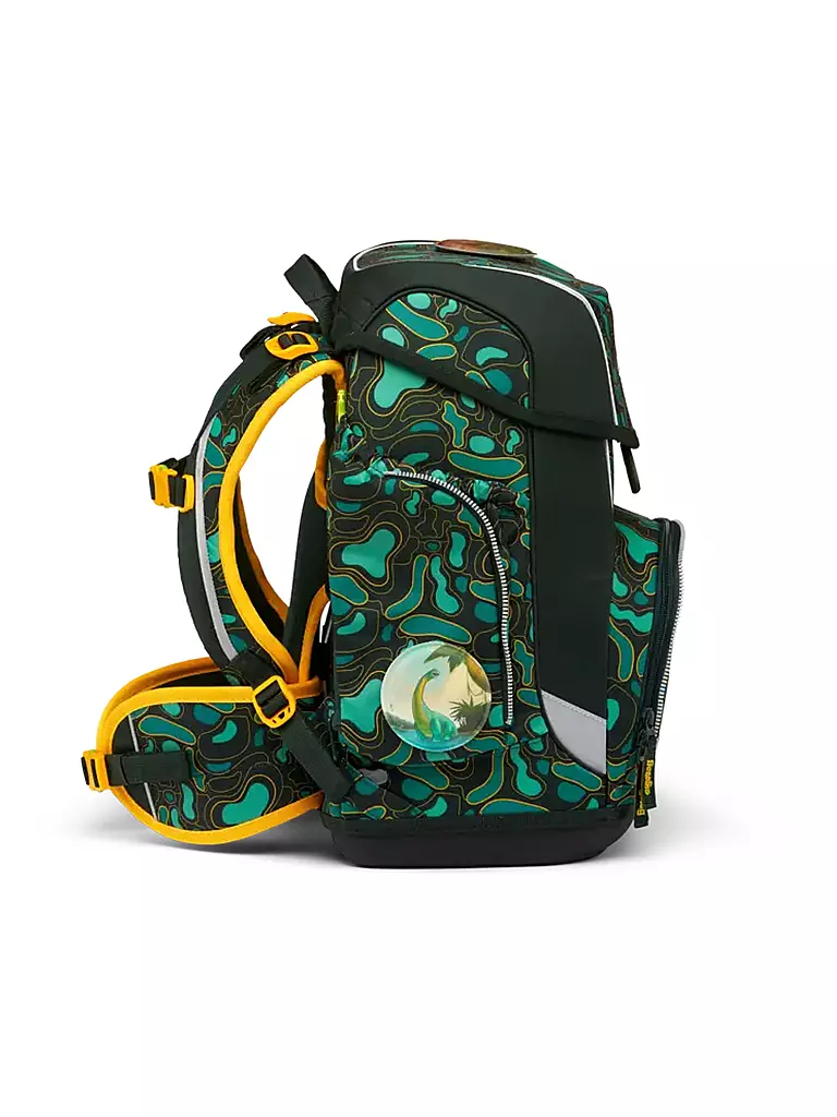 ERGOBAG | Ensemble de cartables 5 pièces CUBO - TriBäratops | dunkelgrün