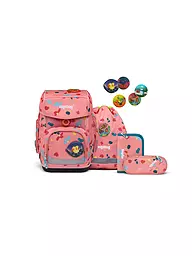 ERGOBAG | Set de cartables 5 pièces CUBO - AlerteIncendie | Corail