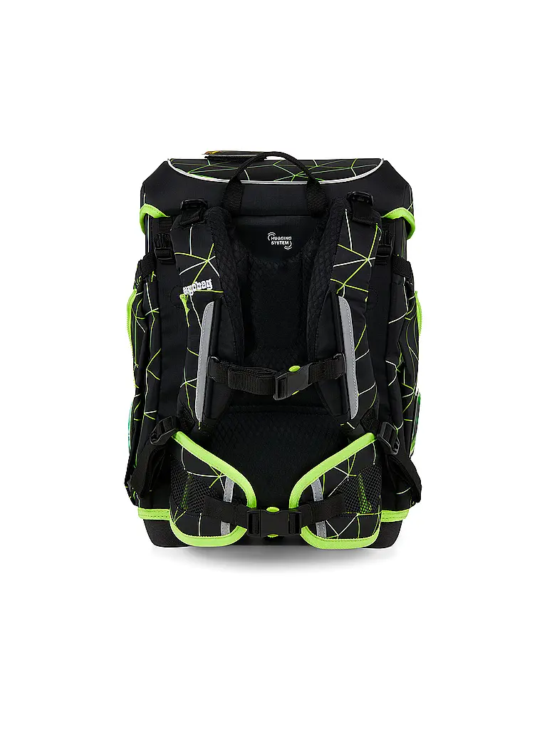 ERGOBAG | Ensemble de cartables 5 pièces CUBO LIGHT 2026 | Noir