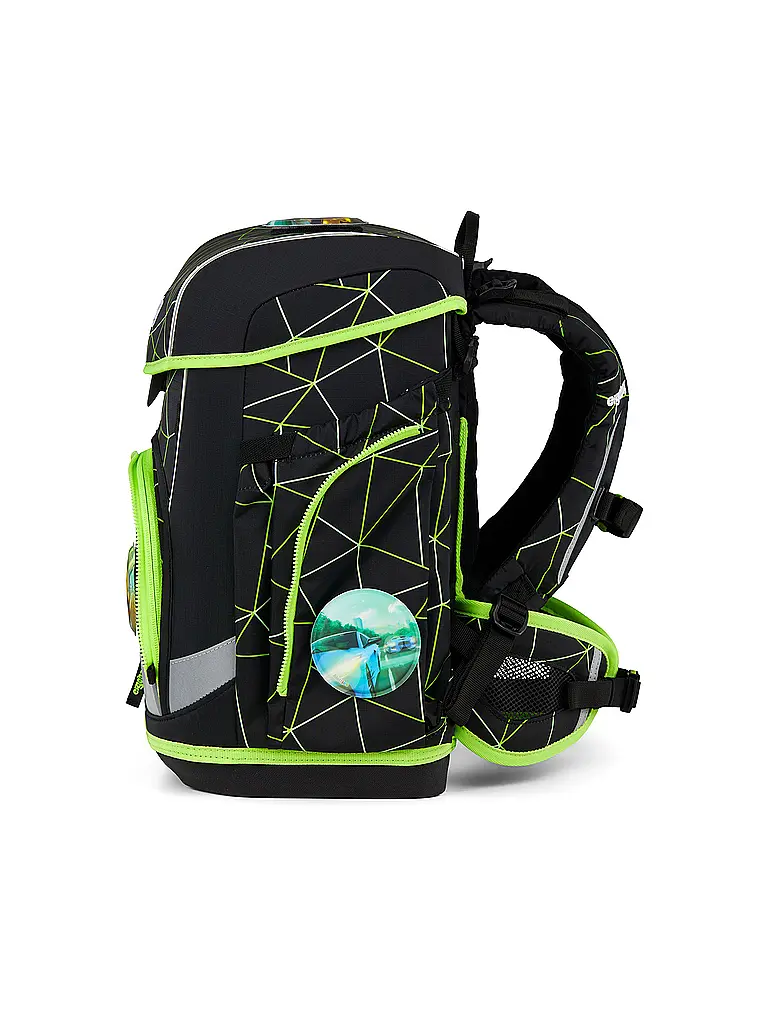 ERGOBAG | Ensemble de cartables 5 pièces CUBO LIGHT 2026 | Noir