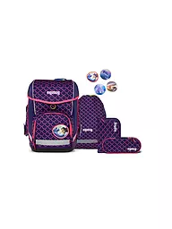 ERGOBAG | Ensemble de cartables 5 pièces CUBO | Lilas