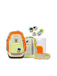 ERGOBAG | Ensemble de cartables 5 pièces Pack Stadt Bärwohner | Gris clair