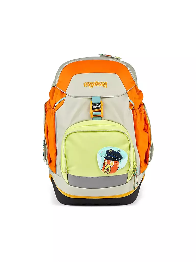 ERGOBAG | Ensemble de cartables 5 pièces Pack Stadt Bärwohner | Gris clair