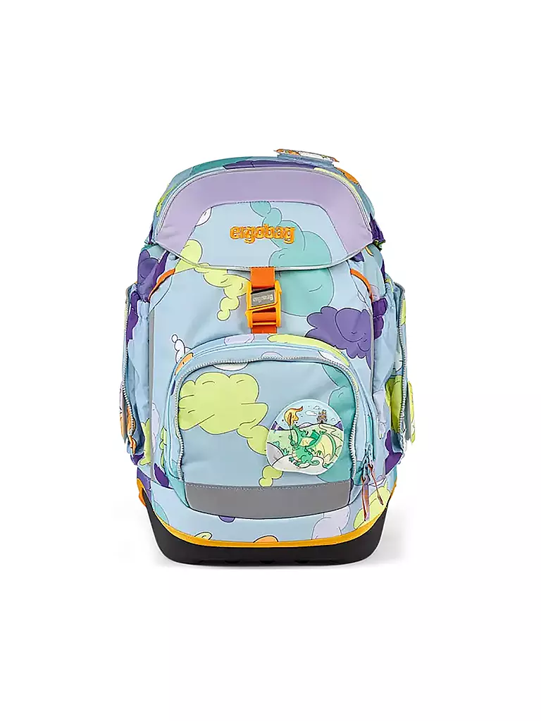 ERGOBAG | Ensemble de cartables 5 pièces Rêverie d'ours | Bleu clair