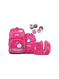 ERGOBAG | Ensemble de cartables 5 pièces Wide - SternzauBär | Rose vif