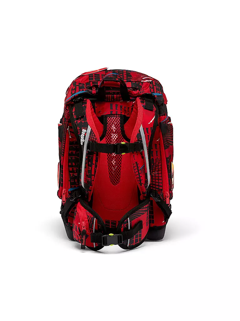 ERGOBAG | Ensemble de cartables 6 pièces - AlerteIncendie | Rouge