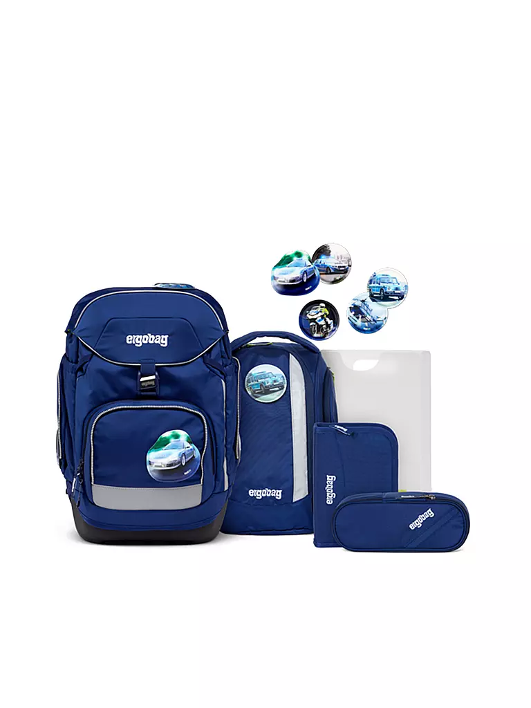 ERGOBAG | Ensemble de cartables 6 pièces PACK - BlaulichtBär | blau