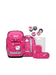 ERGOBAG | Ensemble de cartables 6 pièces PACK - VoltiBär | Rose vif