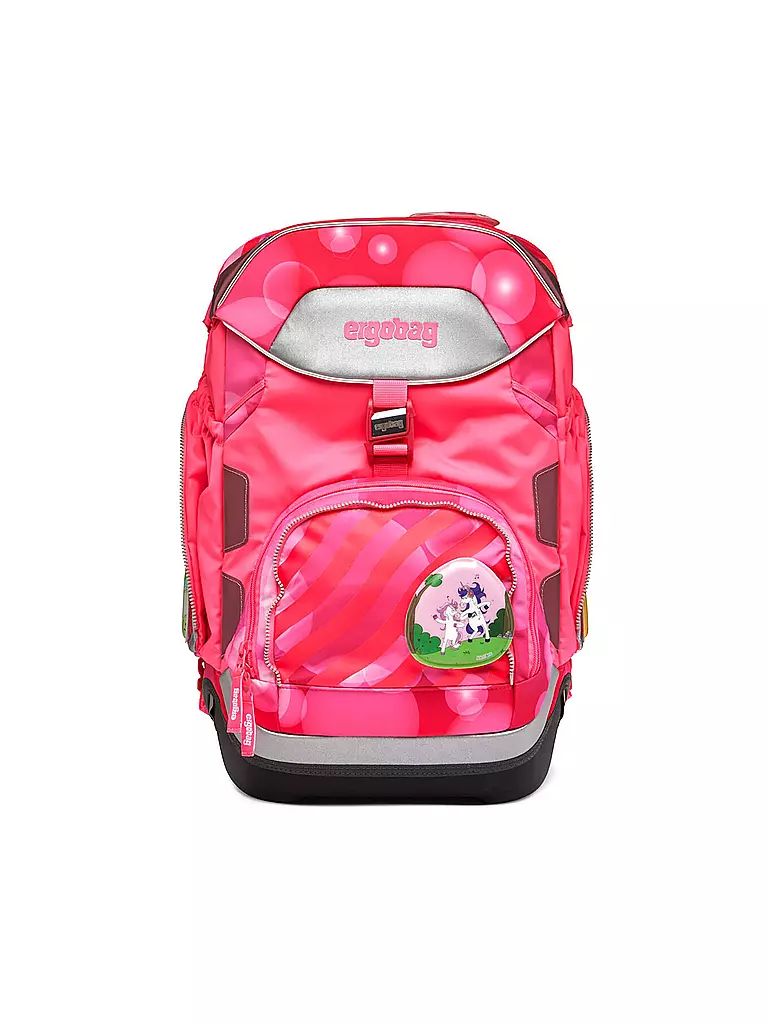 ERGOBAG | Ensemble de cartables 6 pièces Pack KuntBärbuntes Einhorn | pink