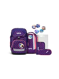 ERGOBAG | Ensemble de cartables 6 pièces PACK Lumi - PerlentauchBär | Lilas