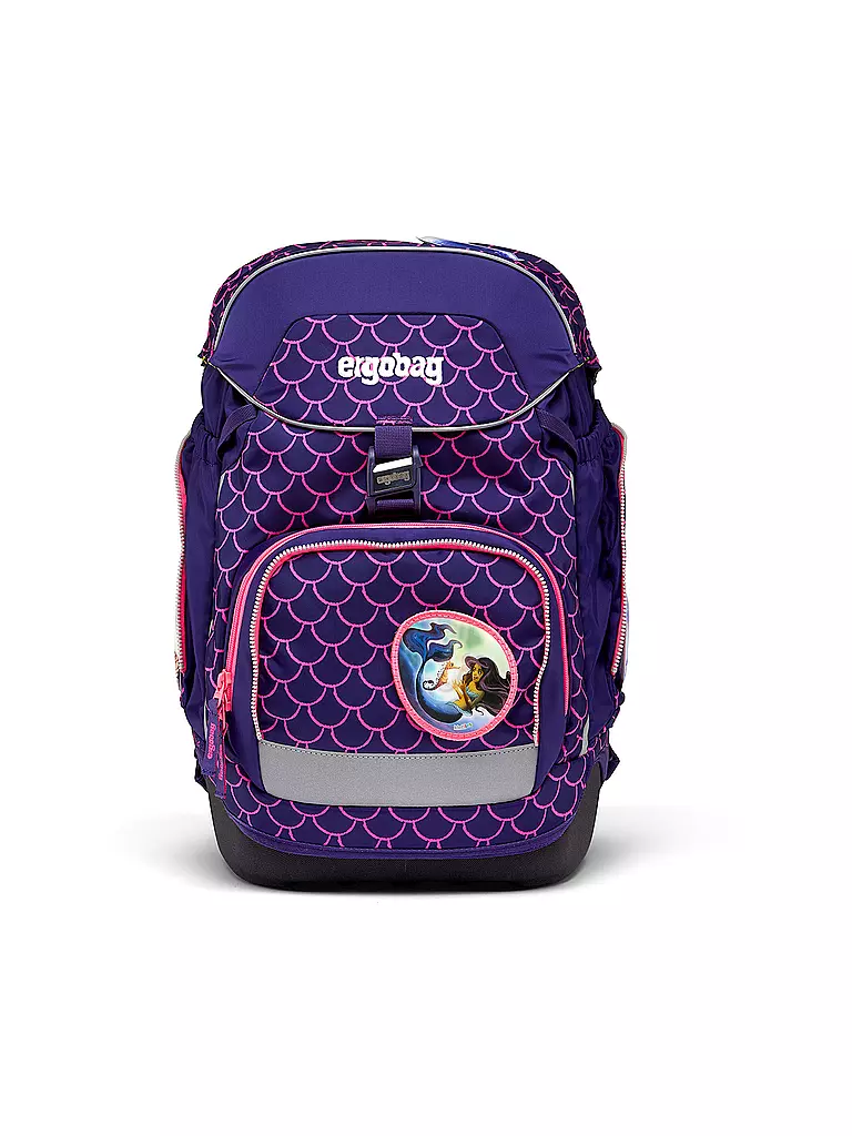 ERGOBAG | Ensemble de cartables 6 pièces PACK Lumi - PerlentauchBär | Lilas