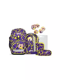 ERGOBAG | Set de cartables 6 pièces PACK Lumi - FeuerspeiBär | Lilas