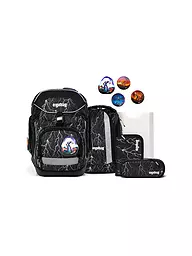 ERGOBAG | Ensemble de cartables 6 pièces PACK ReflektBär | Noir