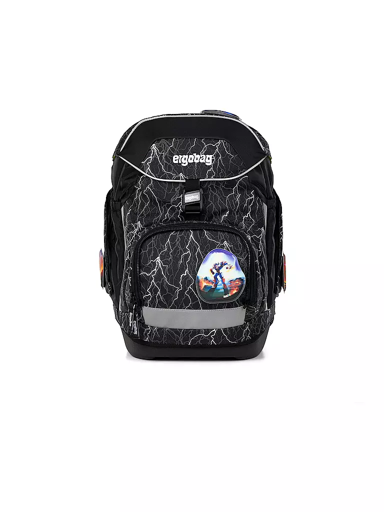 ERGOBAG | Ensemble de cartables 6 pièces PACK ReflektBär | Noir