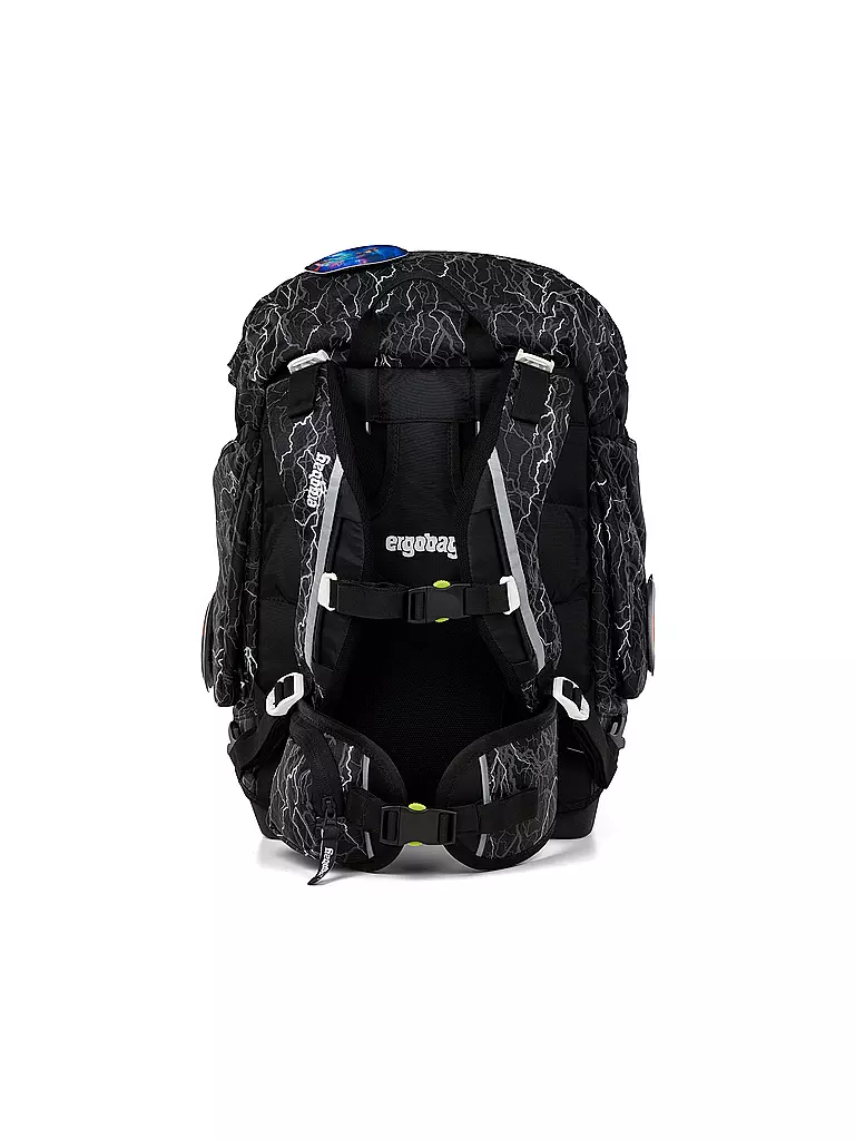 ERGOBAG | Ensemble de cartables 6 pièces PACK ReflektBär | Noir