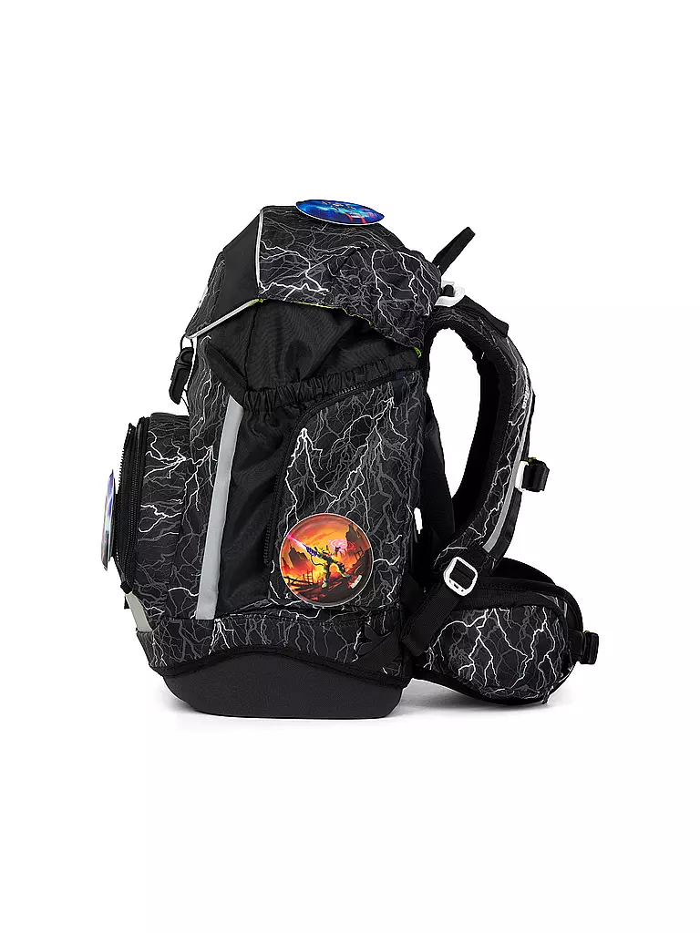 ERGOBAG | Ensemble de cartables 6 pièces PACK ReflektBär | Noir