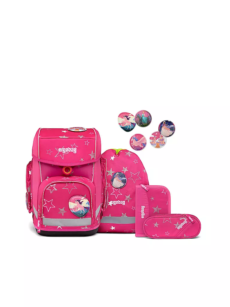 ERGOBAG | Ensemble de cartables Cubo 5 pièces SternzauBär | pink