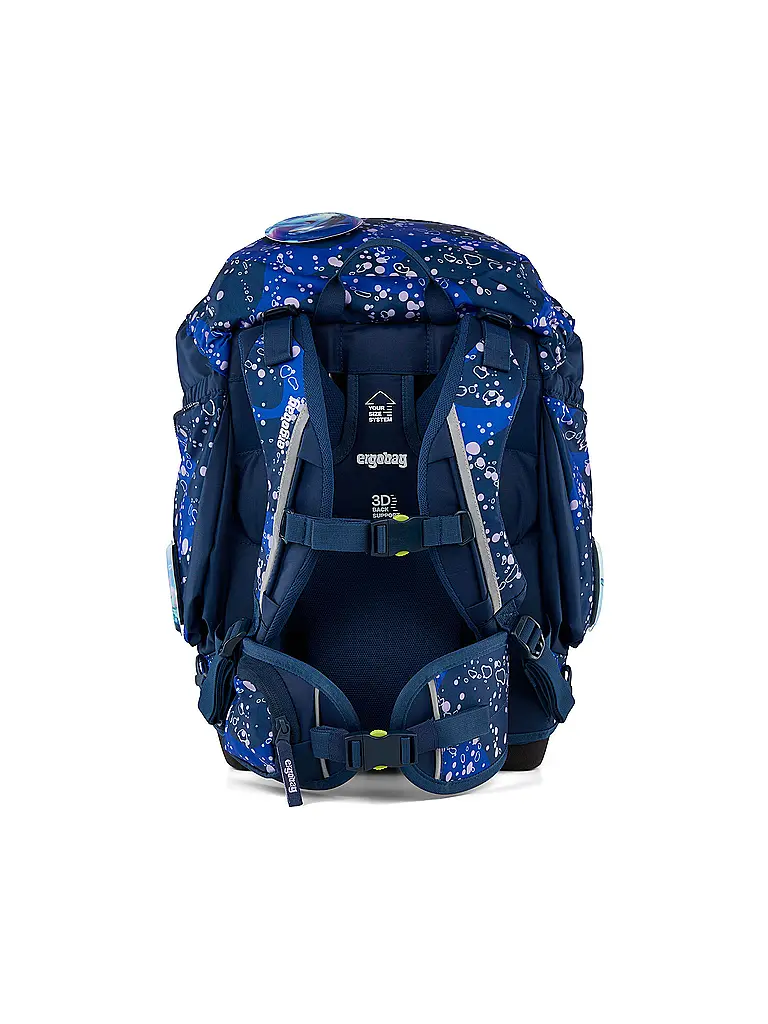 ERGOBAG | Ensemble de sac à dos scolaire 6 pièces Pack OzeanBärwohner | Lilas