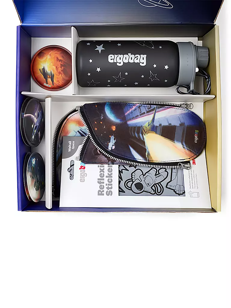 ERGOBAG | Fan Box - Espace | Bleu foncé