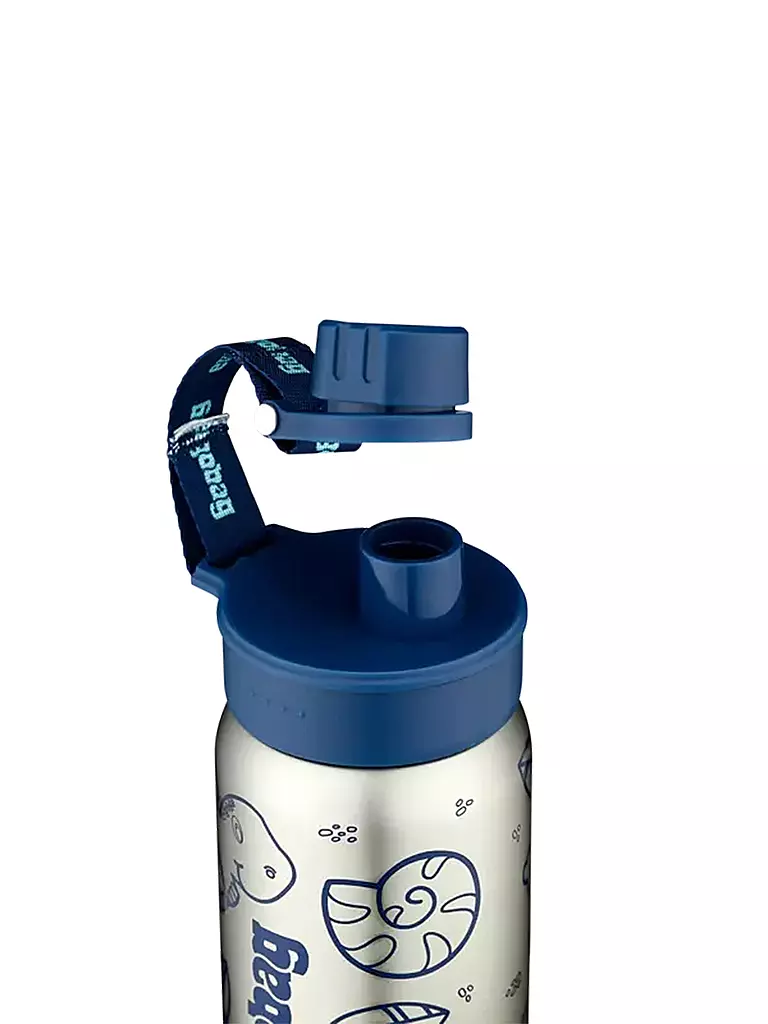 ERGOBAG | Gourde en acier inoxydable 0,5L Bleu |