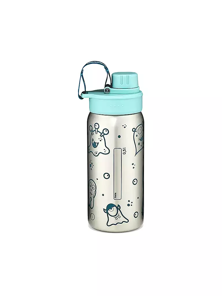 ERGOBAG | Gourde en acier inoxydable 0,5L Pétrole | Pétrole