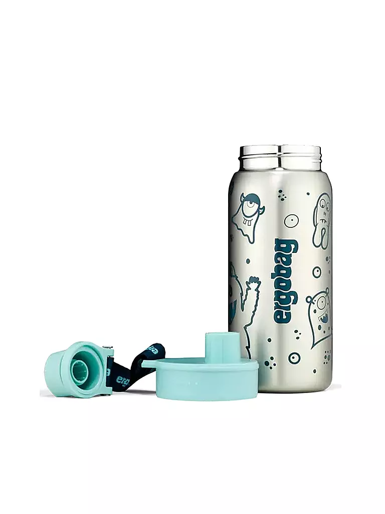 ERGOBAG | Gourde en acier inoxydable 0,5L Pétrole |
