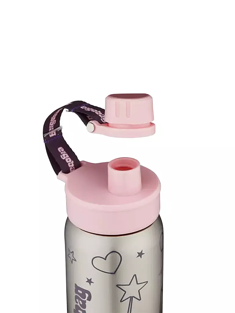 ERGOBAG | Gourde en acier inoxydable 0,5L Rose | Rose