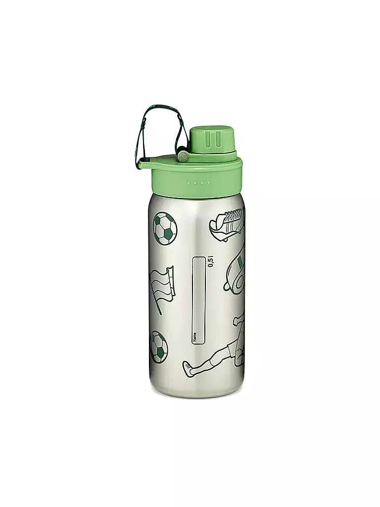 ERGOBAG | Gourde en acier inoxydable 0,5L Vert | Vert