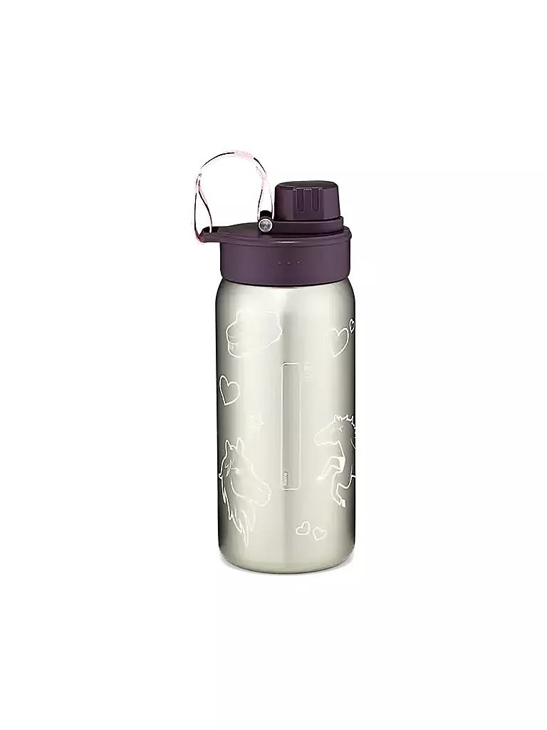 ERGOBAG | Gourde en acier inoxydable 0,5L violet | Lilas