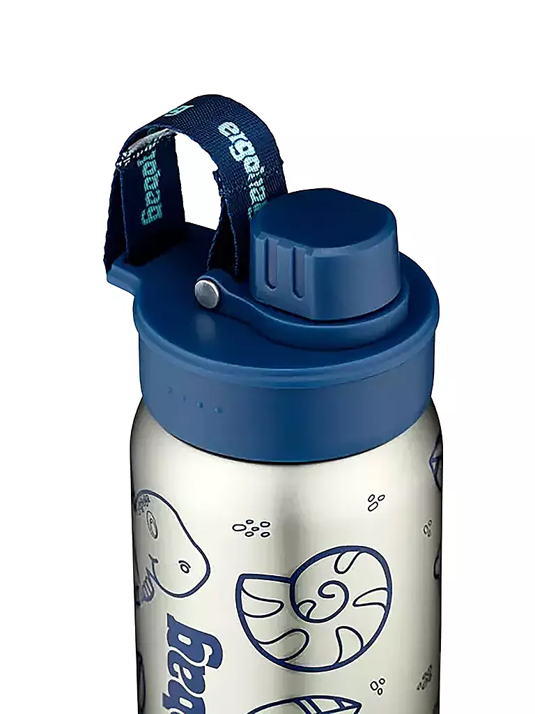 ERGOBAG | Gourde en acier inoxydable bleue | Bleu foncé