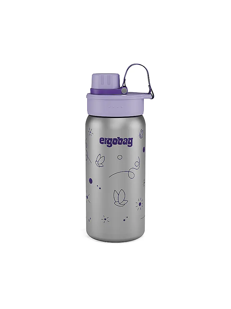 ERGOBAG | Gourde en acier inoxydable Papillon | Argent