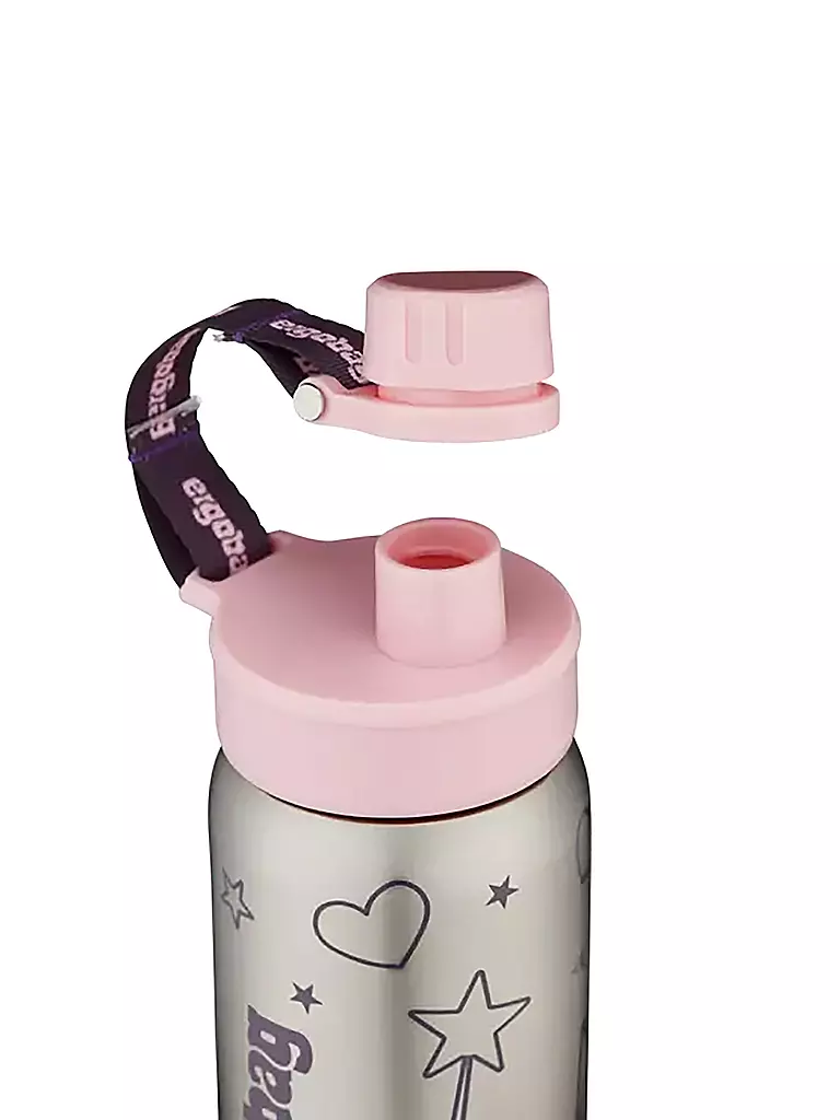 ERGOBAG | Gourde en acier inoxydable rose | Rose