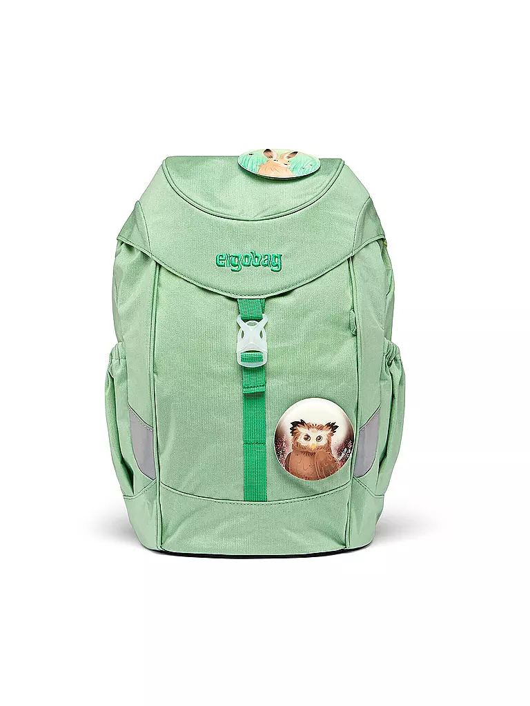 ERGOBAG | Kinder Rucksack Mini - WaldBärwohner | Vert clair