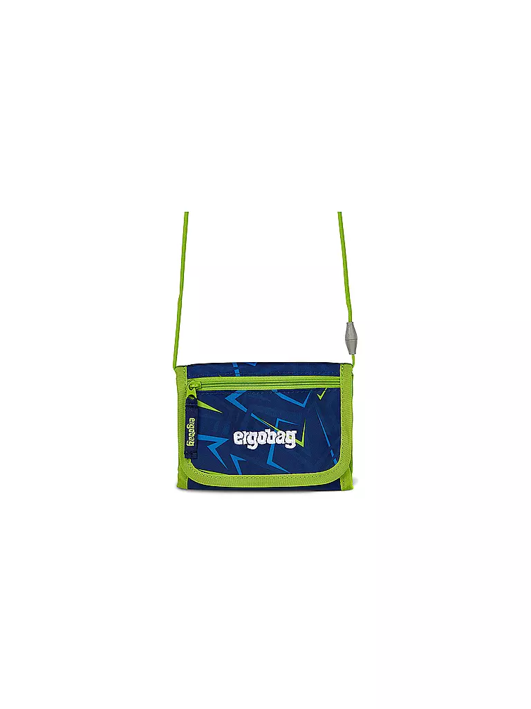 ERGOBAG | Porte-monnaie tour de cou - Spitzenreit Bär | Bleu foncé