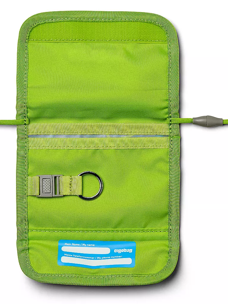 ERGOBAG | Porte-monnaie tour de cou - Spitzenreit Bär | Bleu foncé