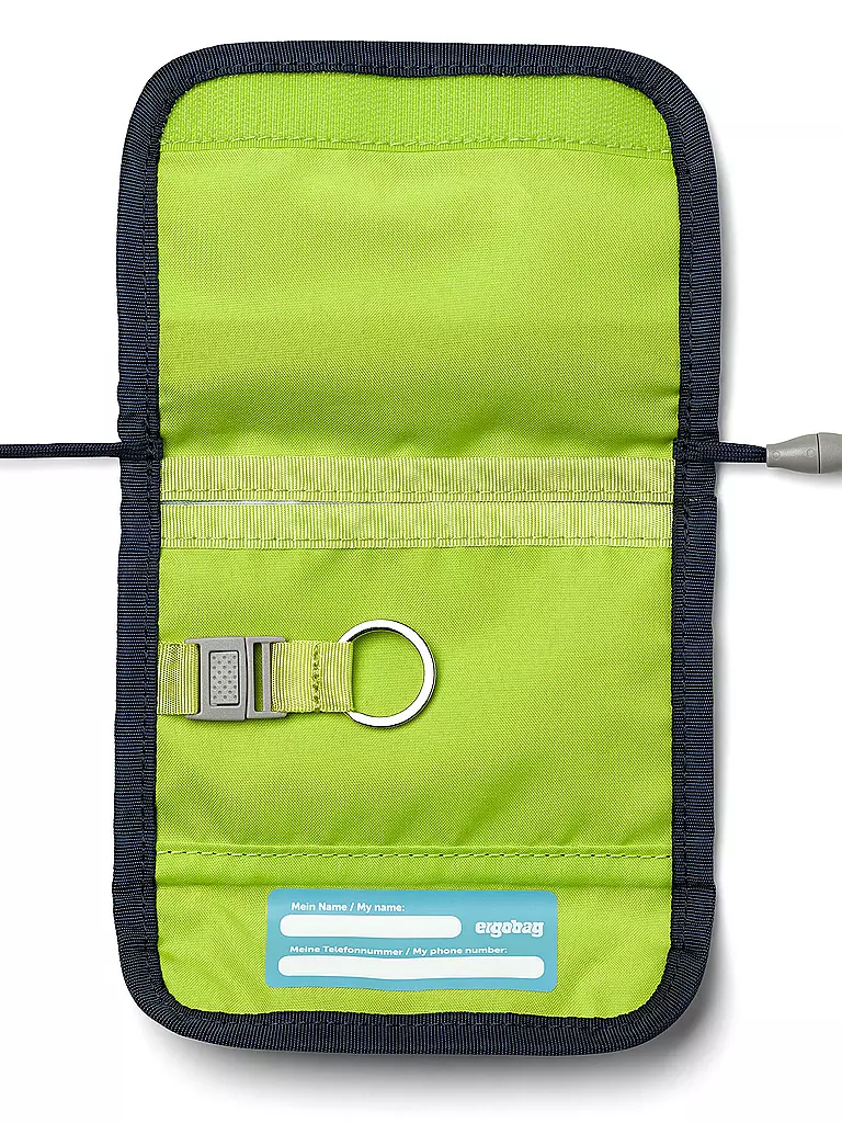 ERGOBAG | Porte-monnaie tour de cou RaumfahrBär | Bleu foncé