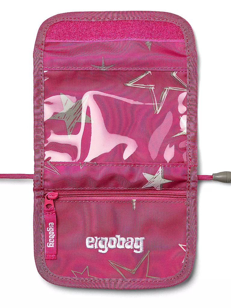 ERGOBAG | Porte-monnaie tour de cou SternzauBär | Rose vif