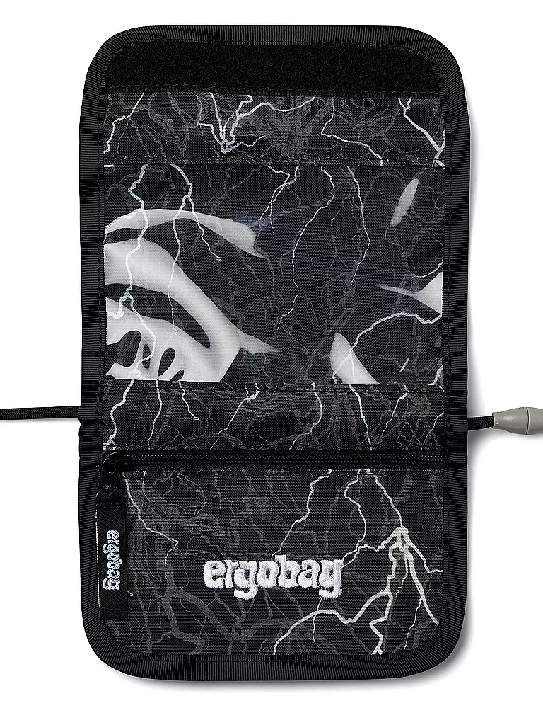 ERGOBAG | Porte-monnaie tour de cou Super ReflektBär | Noir