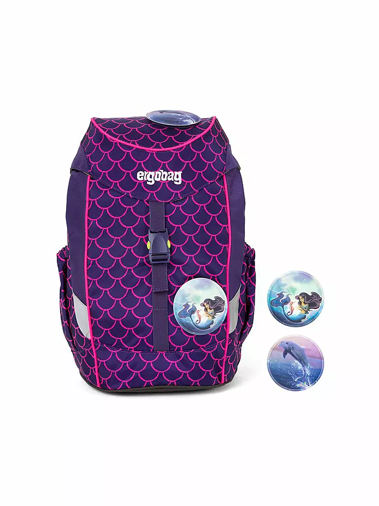 ERGOBAG | Sac à dos enfant Mini Plus PerlentauchBär | lila