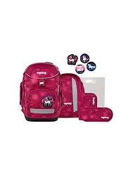 ERGOBAG | Schulrucksack Set 6tlg Pack MondzauBär | Rose vif