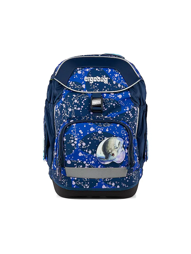 ERGOBAG | Schulrucksack Set 6tlg Pack OzeanBärwohner | Lilas