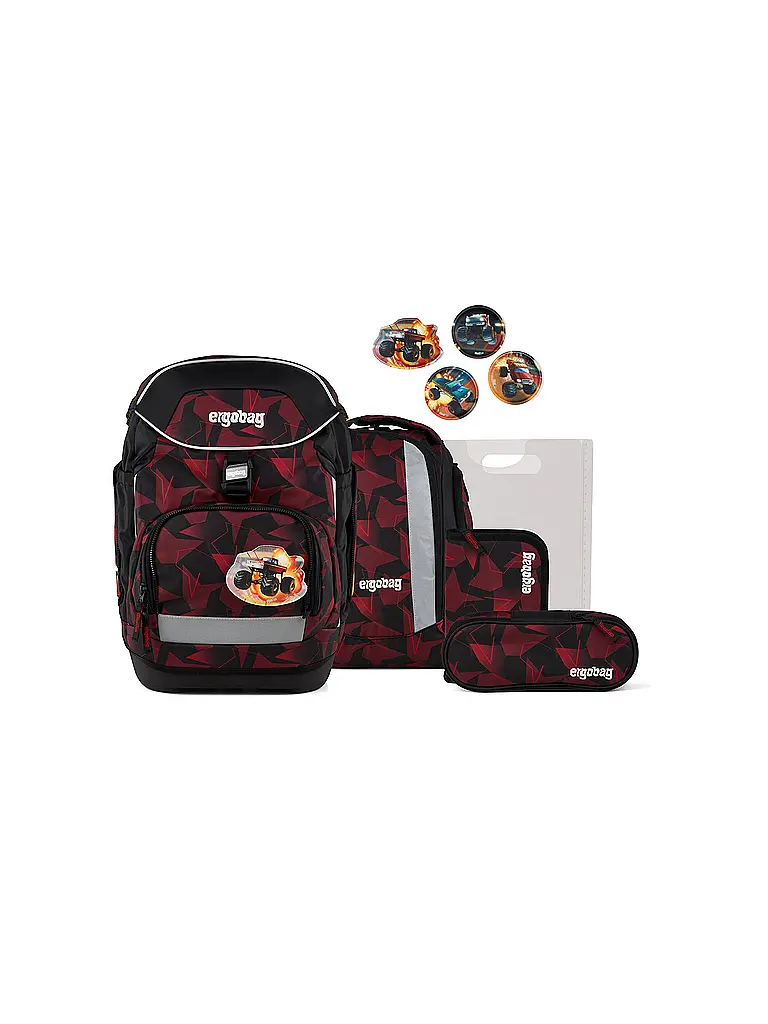 ERGOBAG | Schulrucksack Set 6tlg Pack UnaufhaltBär | Noir