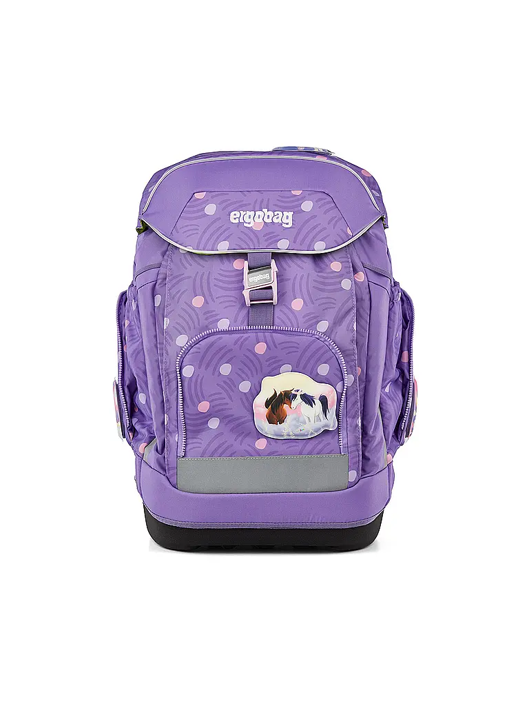 ERGOBAG | Schulrucksack-Set 6tlg. Maxi PonyBäradies | Lilas
