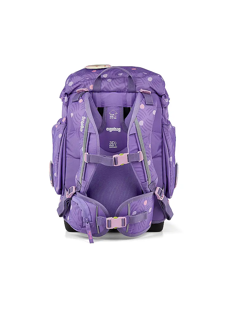 ERGOBAG | Schulrucksack-Set 6tlg. Maxi PonyBäradies | Lilas