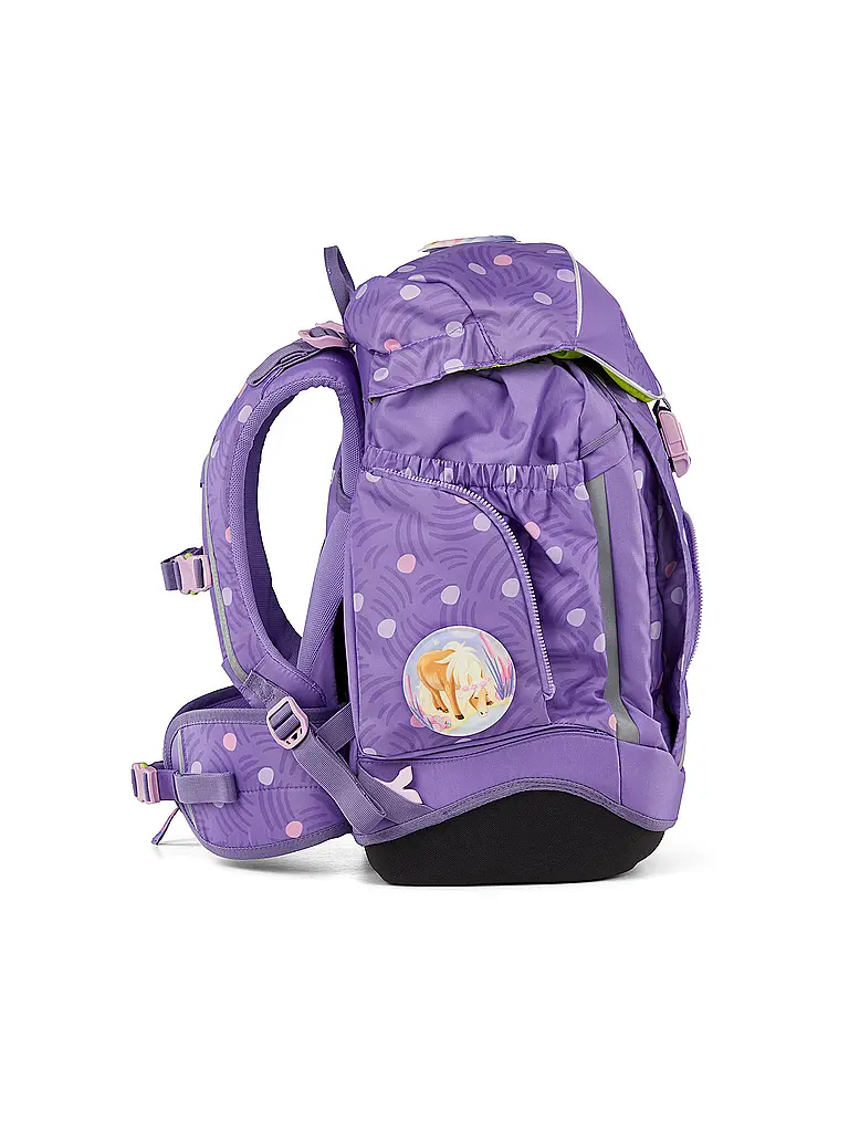 ERGOBAG | Schulrucksack-Set 6tlg. Maxi PonyBäradies | Lilas