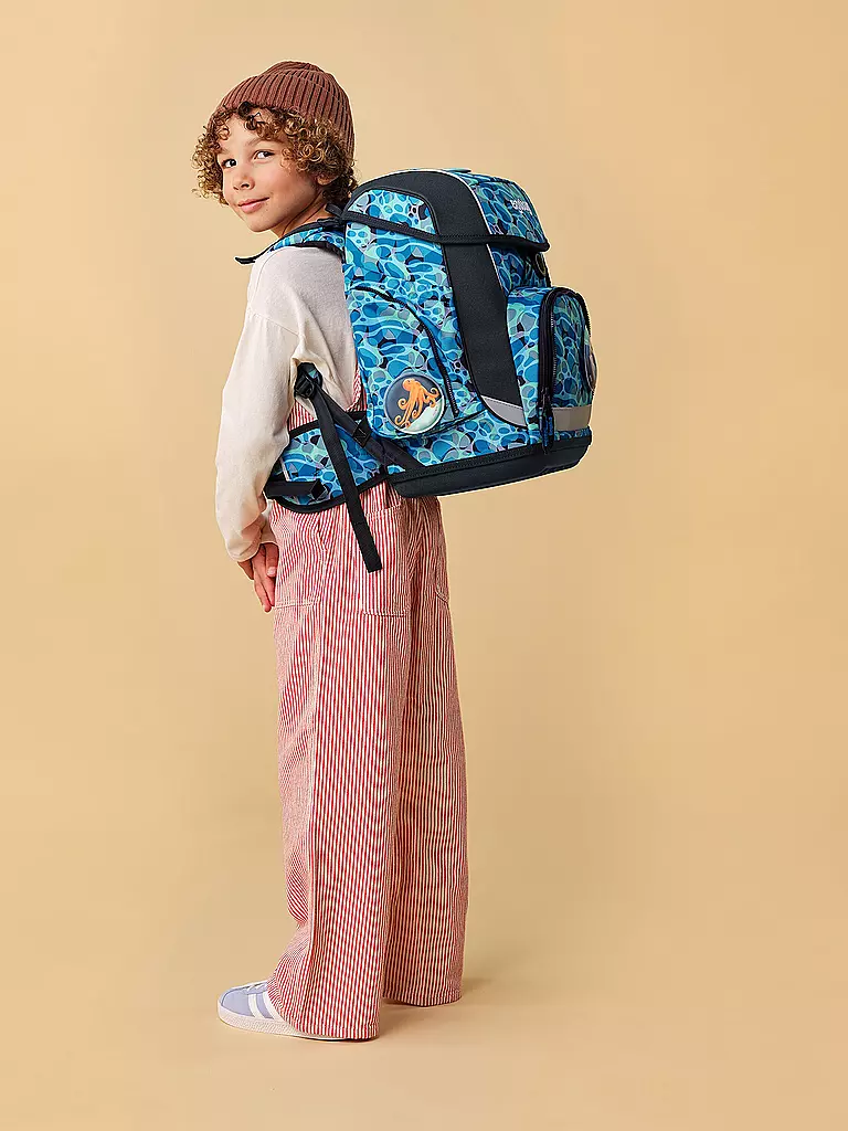 ERGOBAG | Schultasche Set 5tlg CUBO AbtauchBär | Bleu