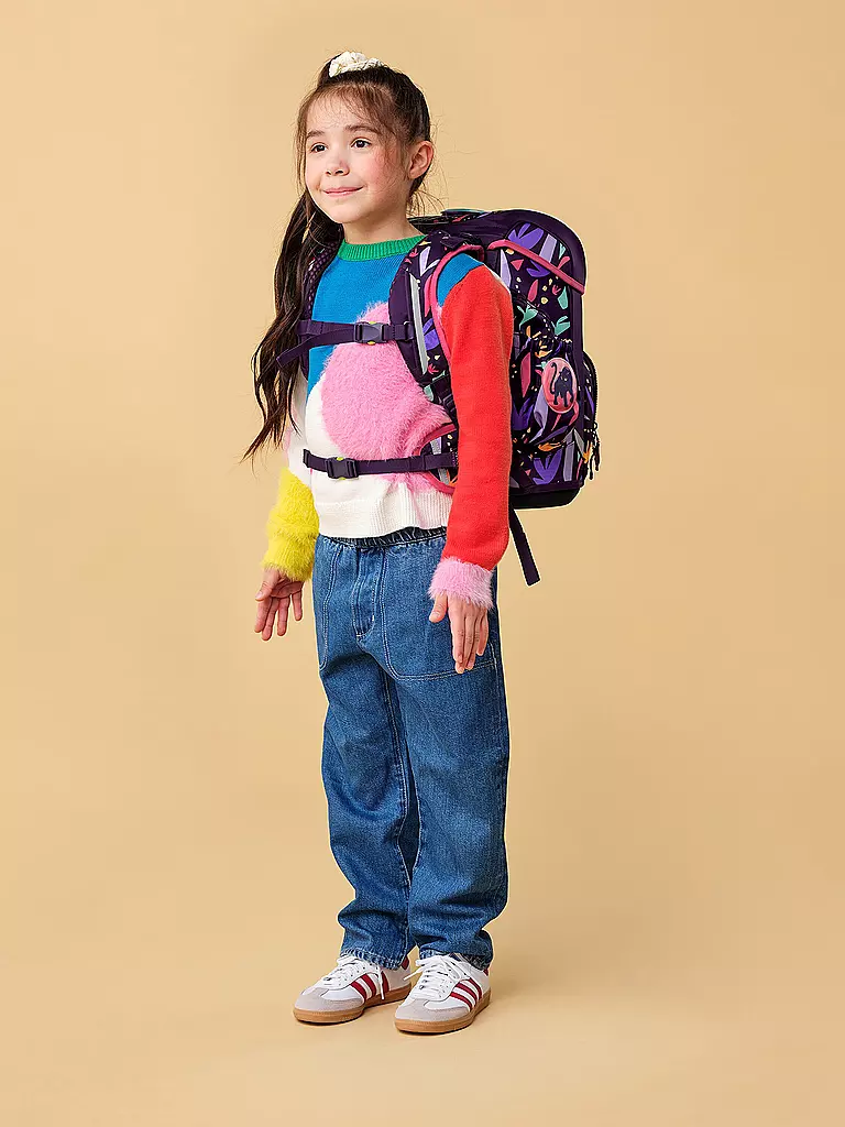 ERGOBAG | Schultasche Set 5tlg CUBO LIGHT AmBärzonas  | Lilas