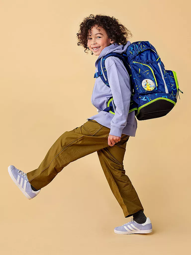 ERGOBAG | Schultasche Set 6tlg Pack Spitzenreitbär | Bleu foncé