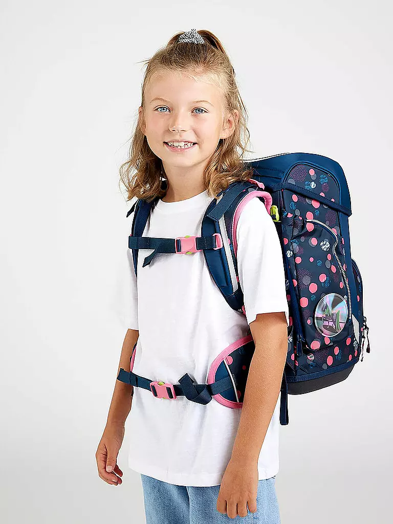 ERGOBAG | Schultaschen Set 5tlg Cubo - hantBärsiewelt | Noir